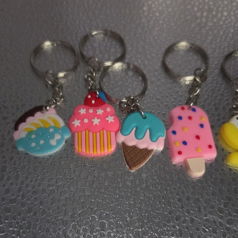 Keychains, Colorful Dessert Set #3 - Picture 2 of 3